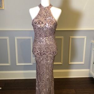 Lilac Sprinkle Prom Dress